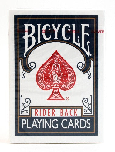 Rider back playing discount cards