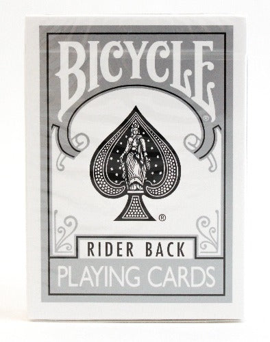 Bicycle Rider Back - Silver