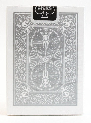 Bicycle Rider Back Silver- BAM Playing Cards (5620138705045)