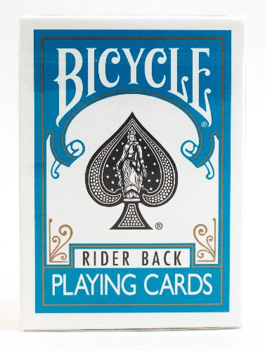 Bicycle Rider Back Turquoise - BAM Playing Cards (5620142964885)