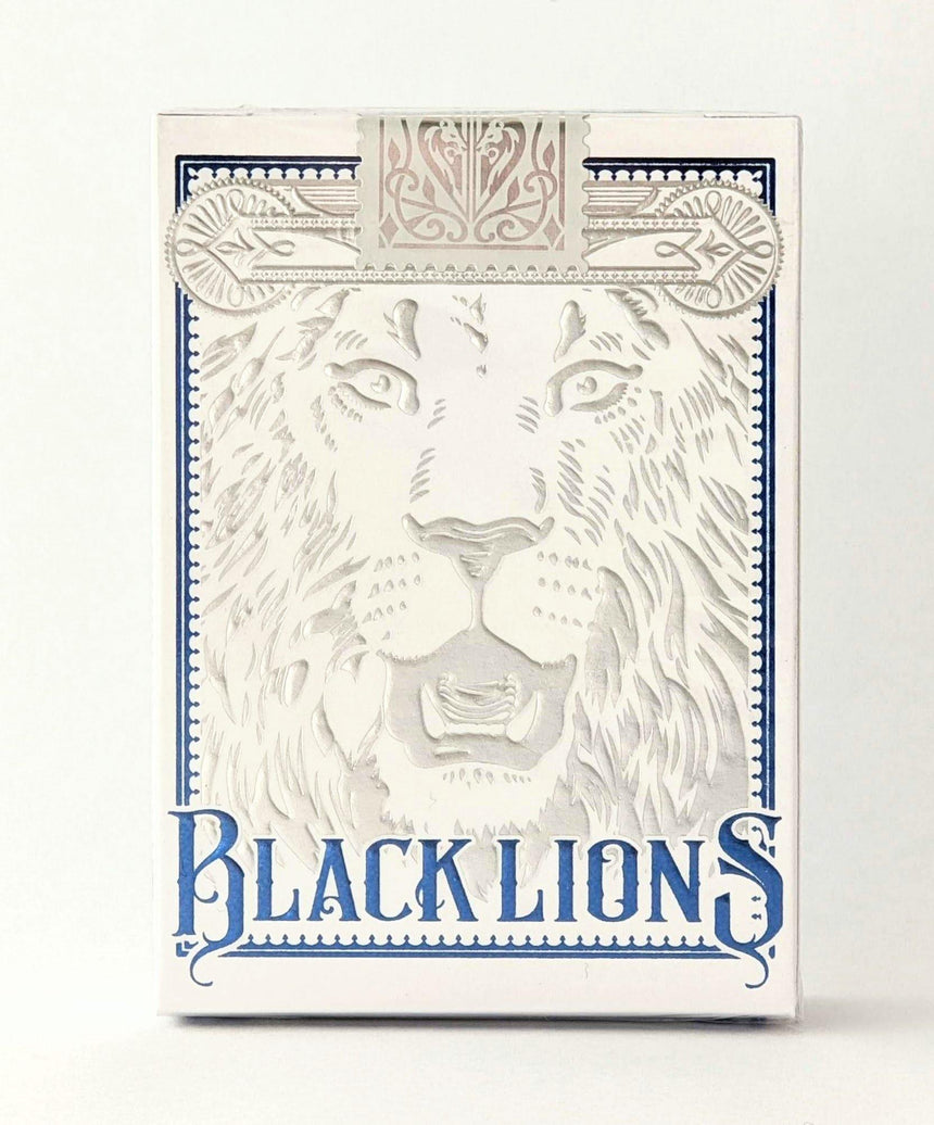 Black Lions - Blue - BAM Playing Cards (4850187272331)