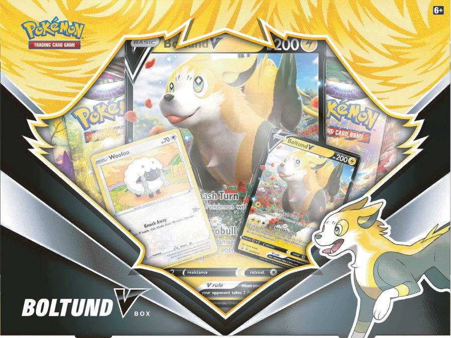 boltund v box booster packs Pokemon TCG: Boltund V Box – BAM Cards