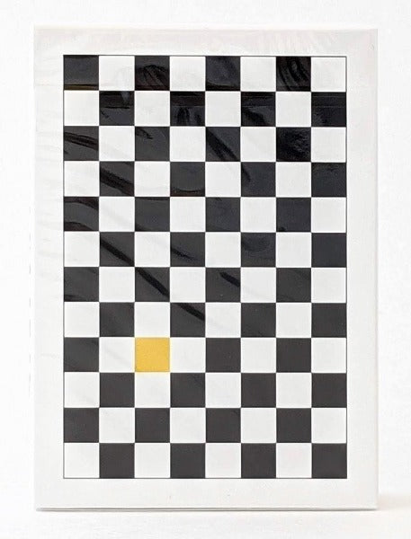Anyone Yellow Checkerboard - BAM Playing Cards (4816281960587)