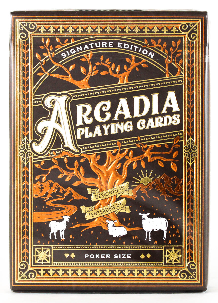 Arcadia Signature Edition Brown - BAM Playing Cards (6348111282325)
