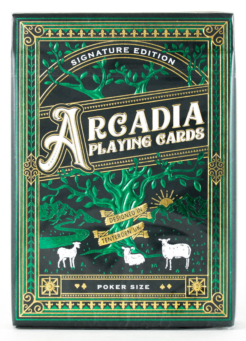 Arcadia Signature Edition Green - BAM Playing Cards (6348111675541)
