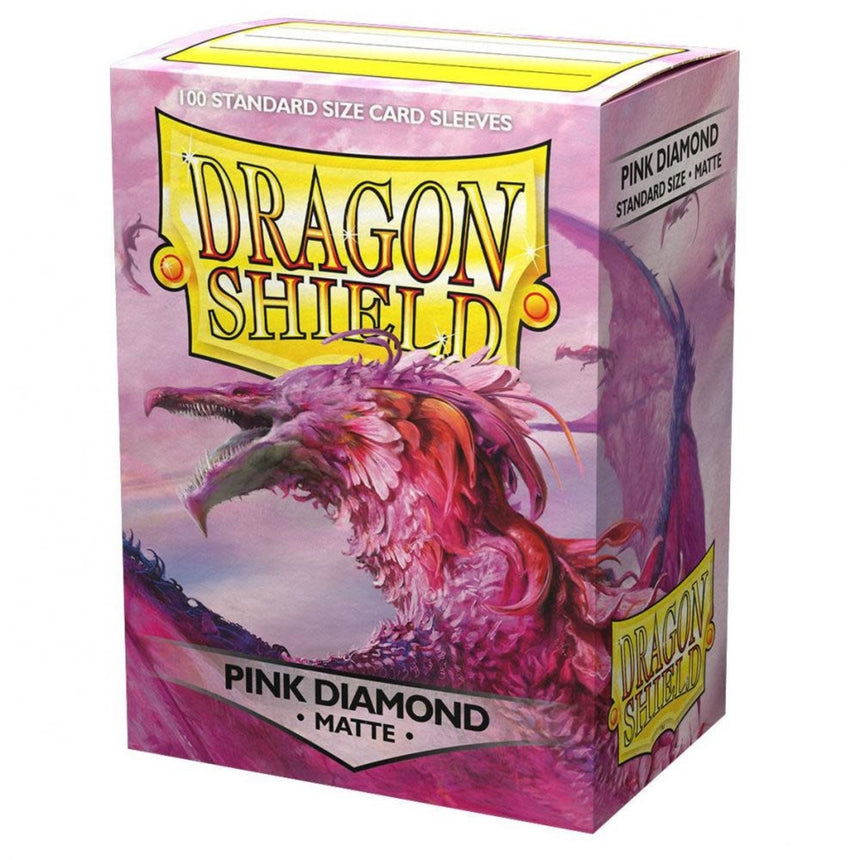 Dragon Shields: (100) Matte - Pink Diamond (DISPLAY 10)