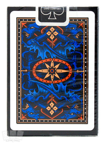 Bicycle Dragon Back Blue BAM Cards