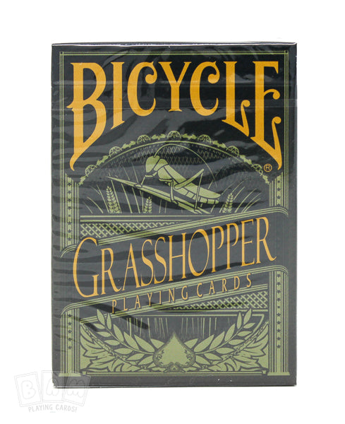 Grasshopper Dark (Olive) Playing Cards (7485559603420)