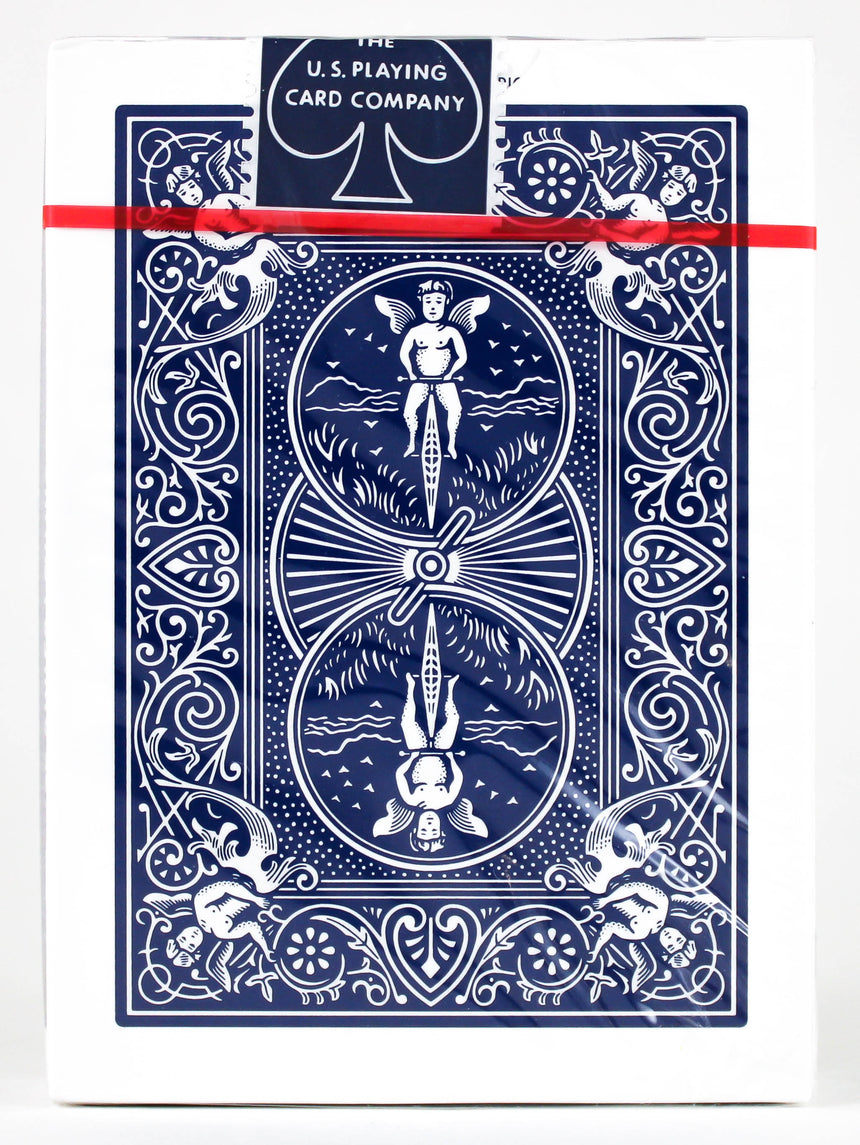 Experts Thin Crushed Rider Back Blue - BAM Playing Cards (6258455937173)