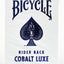 Bicycle Rider Back Cobalt Luxe Blue - BAM Playing Cards (5718918856853)