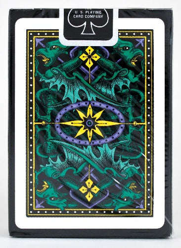 Bicycle Dragon Back Green - BAM Playing Cards (6150298140821)