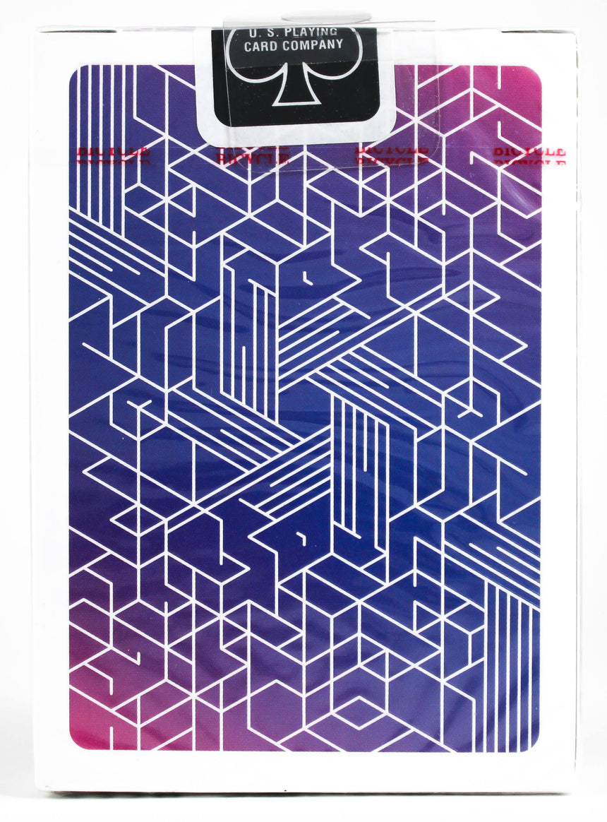 Bicycle Neon Blue Aurora - BAM Playing Cards (6306567684245)