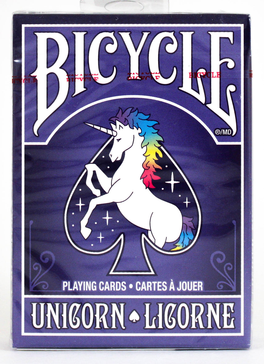 Bicycle Unicorn Purple - BAM Playing Cards (6150307774613)