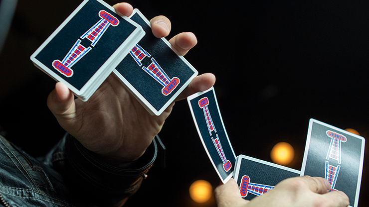 Jerry's Nuggets - Vintage Feel Black - BAM Playing Cards (6099432997013)