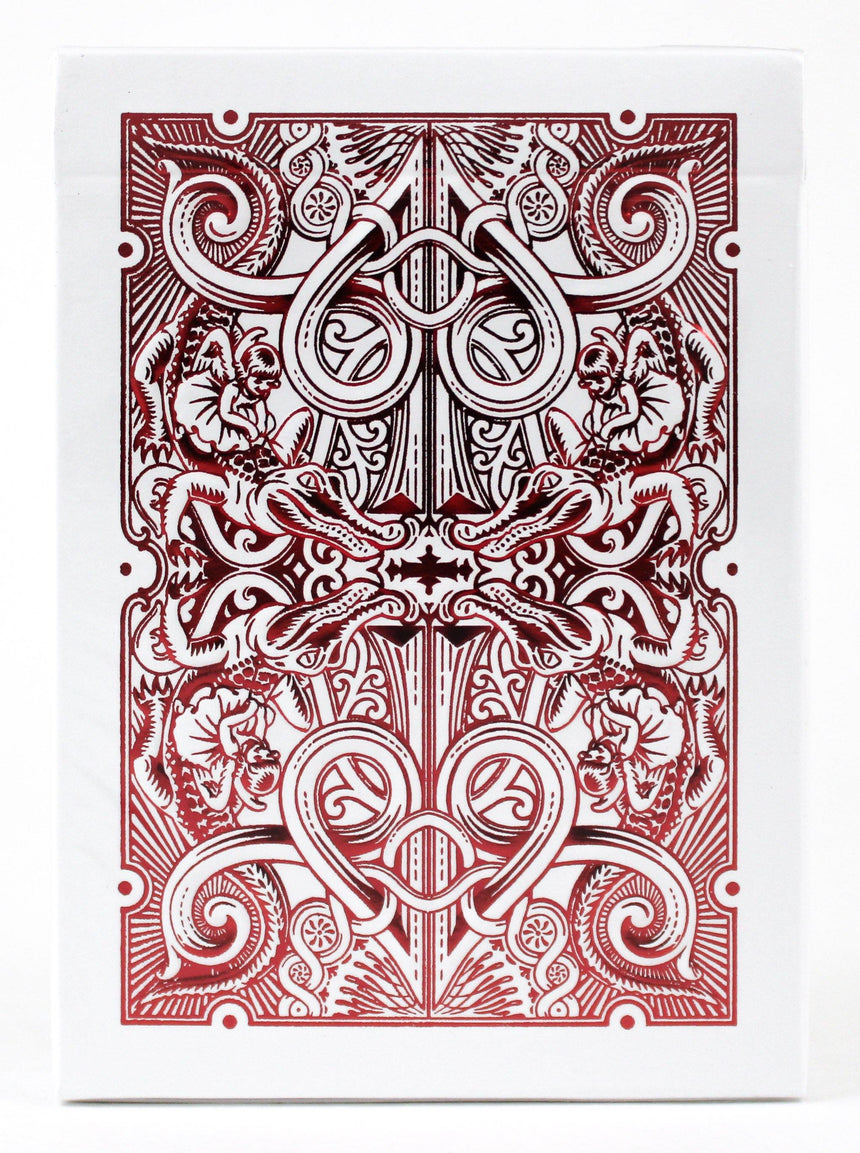 Red Metallic Gatorback - BAM Playing Cards (5715306315925)