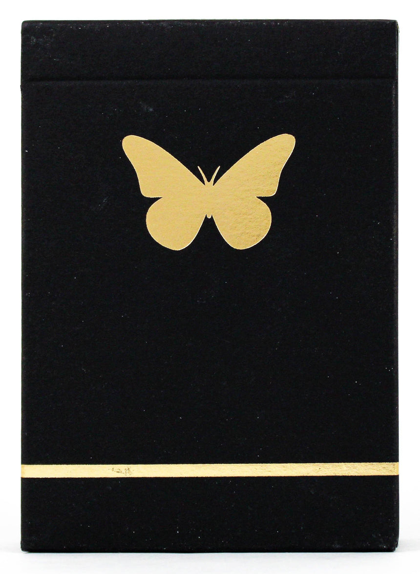 Butterfly Black & Gold Marked - BAM Playing Cards (6180844339349)