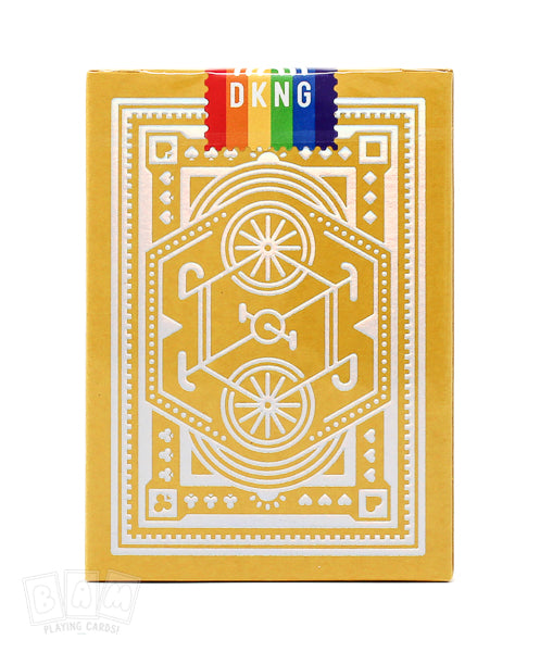 DKNG Rainbow Wheels (Yellow) Playing Cards (7132911009941)
