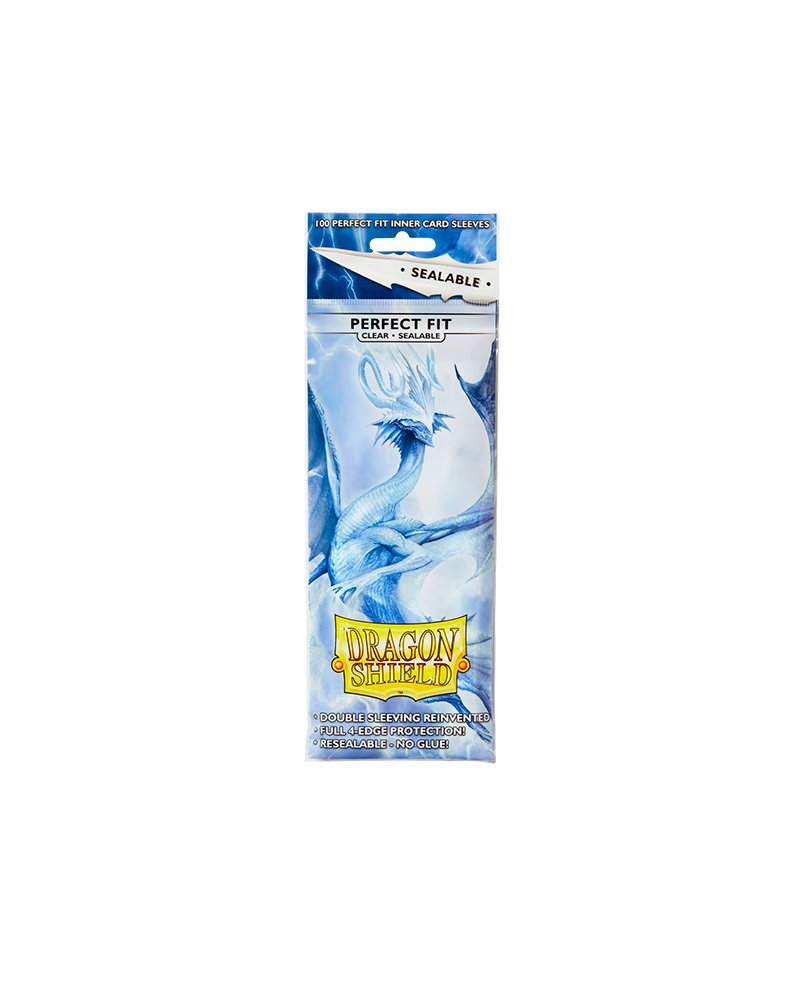 Dragon Shield - Clear - Sealable Perfect Fit Sleeves Dragon Shield - Clear - Sealable Perfect Fit Sleeves