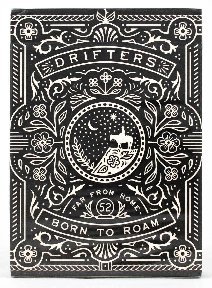 Drifters Black - BAM Playing Cards (6180891164821)
