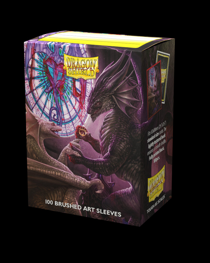 Dragon Shields: (100) Brushed Art Valentine Dragons 2022 (7549891248348)