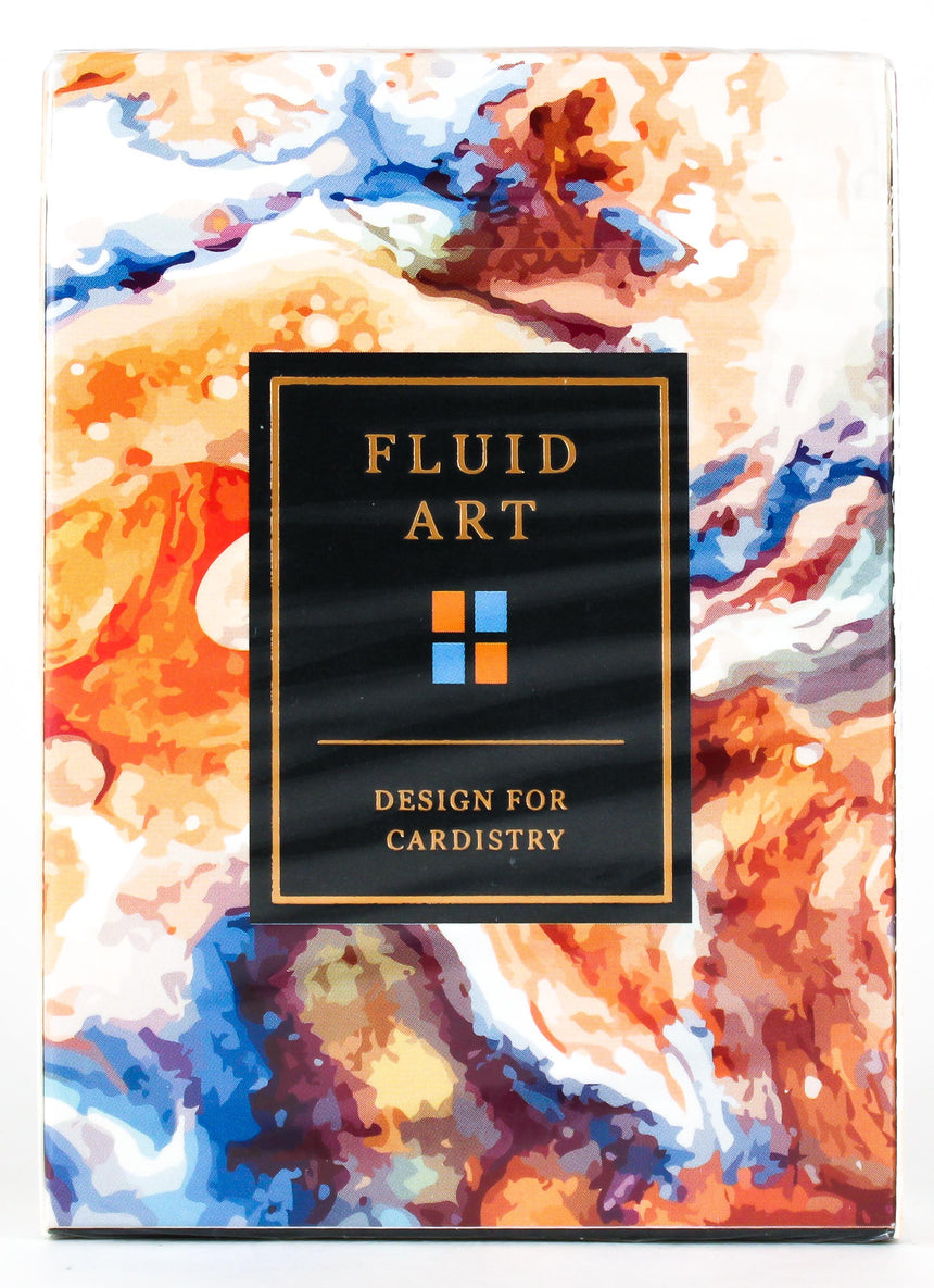 Fluid Art Orange Cardistry Edition - BAM Playing Cards (6372707532949)