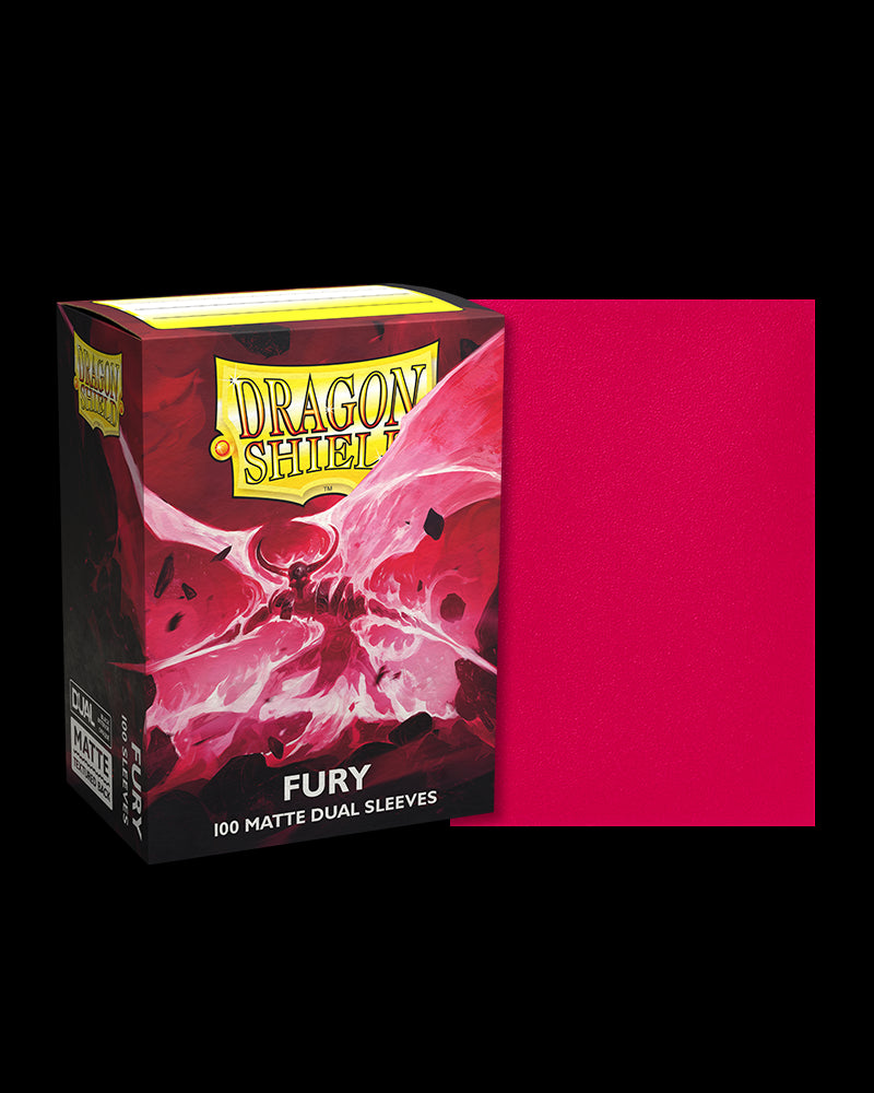 Dragon Shields: (100) Matte Dual - Fury