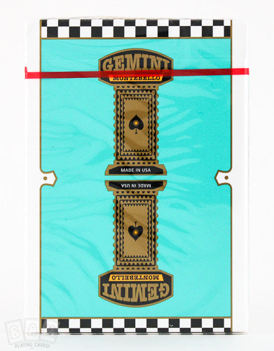 Gemini Casino Turquoise Playing Cards