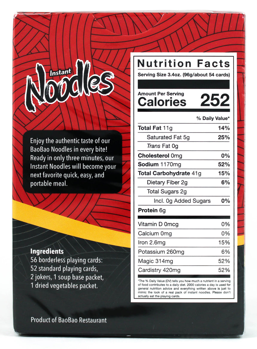 Instant Noodles - BAM Playing Cards (6314791075989)