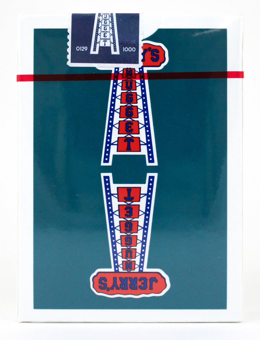 Jerry's Nuggets - Vintage Feel Aqua (Gilded) - BAM Playing Cards (5679020081301)
