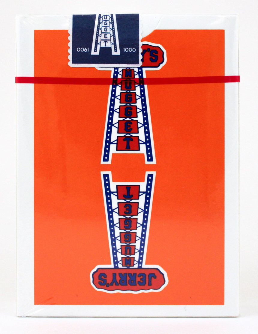 Jerry's Nuggets - Vintage Feel Orange (Gilded) - BAM Playing Cards (5679032893589)