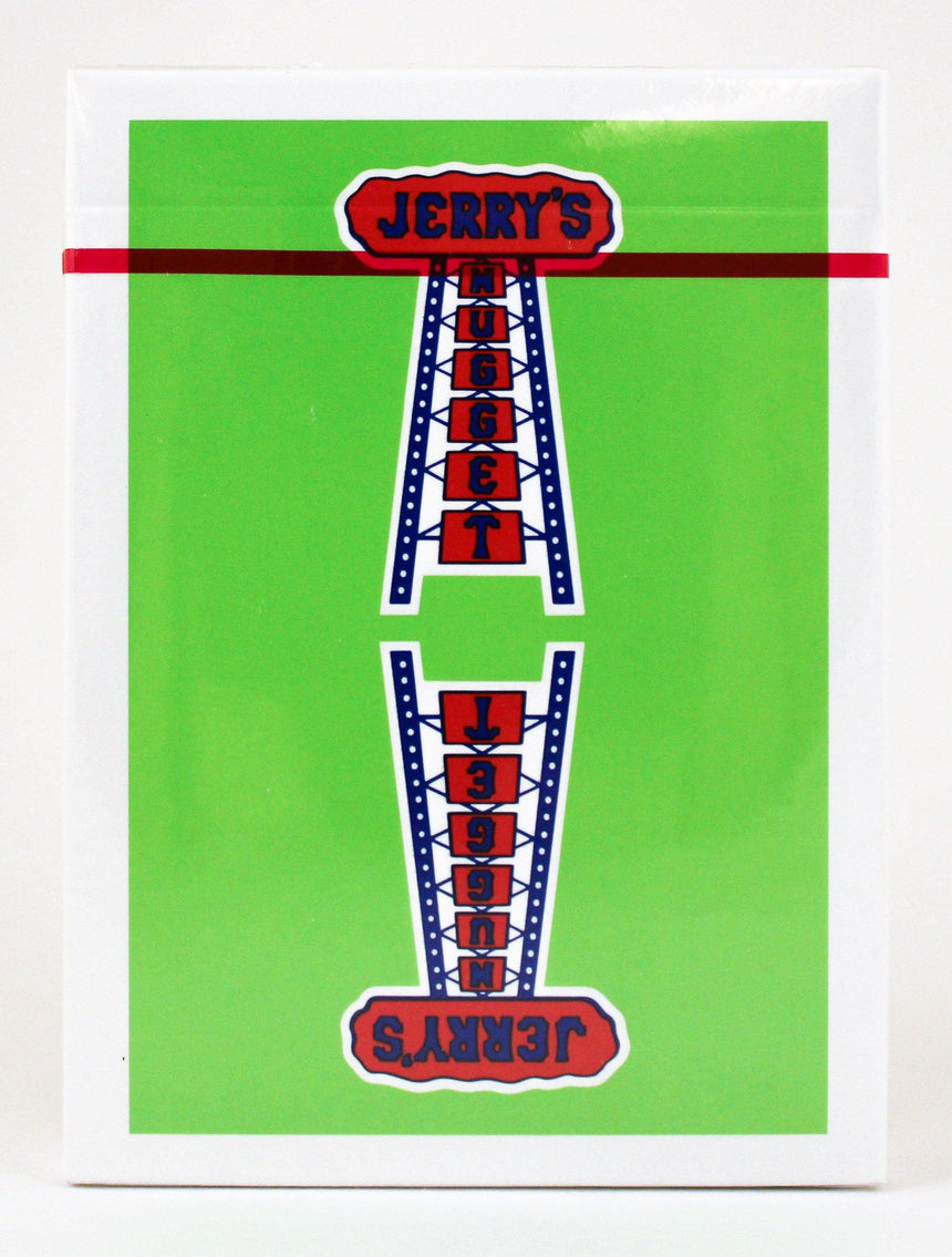 Jerry's Nuggets - Vintage Feel Green - BAM Playing Cards (5678973354133)