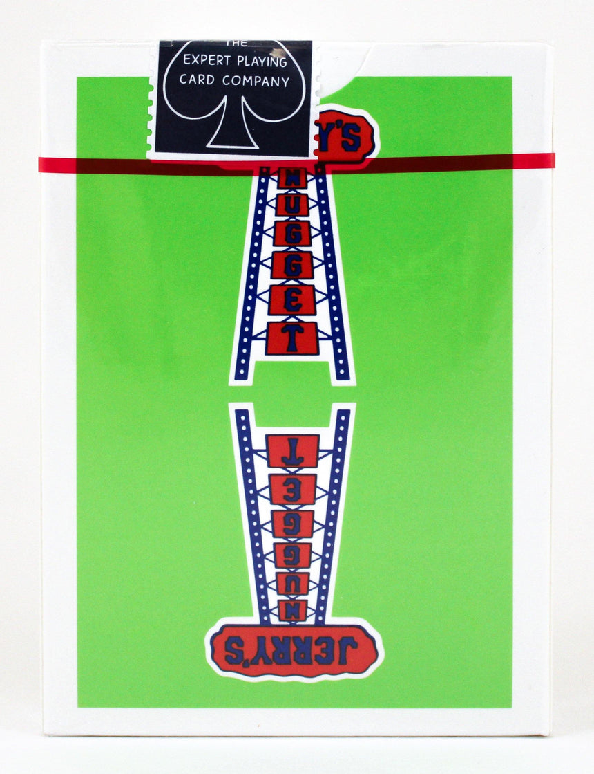 Jerry's Nuggets - Vintage Feel Green - BAM Playing Cards (5678973354133)