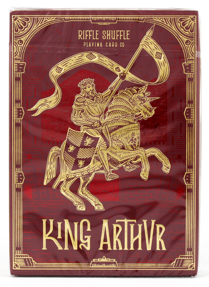 King Arthur Red - BAM Playing Cards (6238604198037)