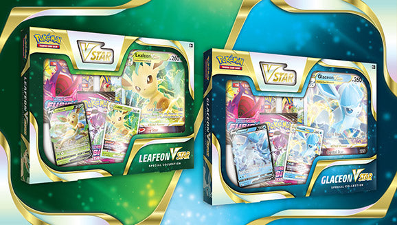 Pokmon: Glaceon/Leafeon VSTAR Special Collection Box BAM Cards Pokmon: Glaceon/Leafeon VSTAR Special Collection Box BAM Cards
