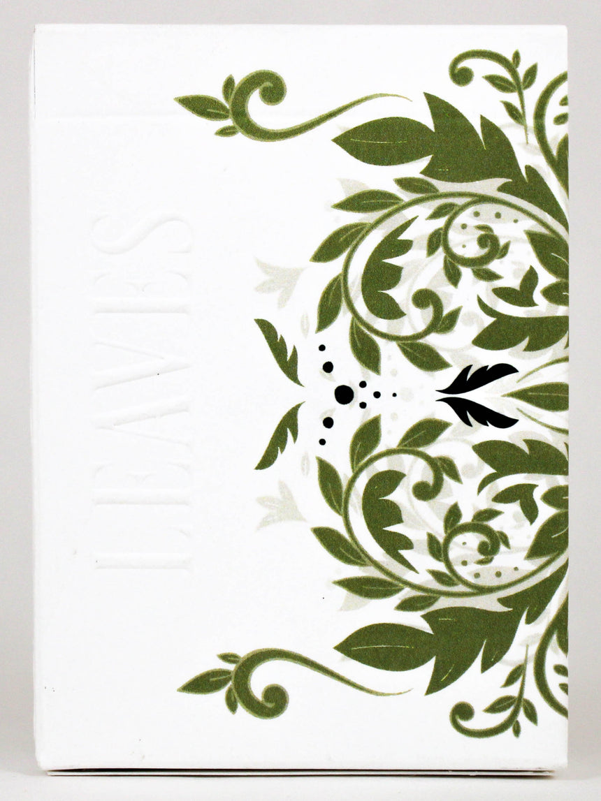 White Leaves Collector's Edition - BAM Playing Cards (5953444216981)