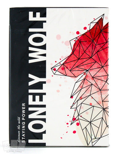 Lonely Wolf (PINK) Playing Cards (6750774591637)