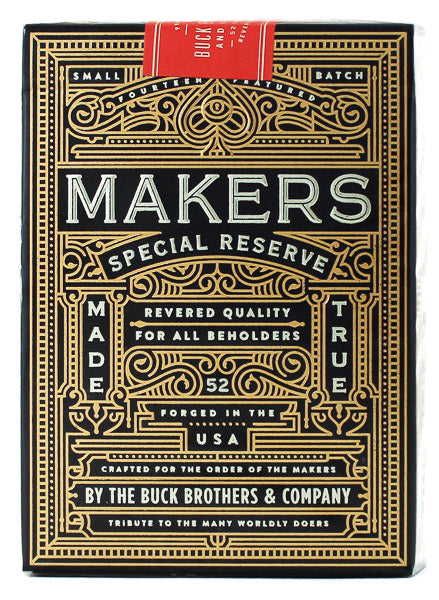 Makers Black - BAM Playing Cards (6638251081877)