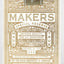 Makers White Gold - BAM Playing Cards (5433545097365)
