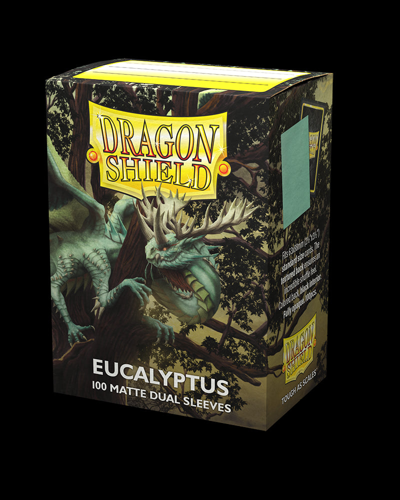 Dragon Shields: (100) Dual Matte Eucalyptus (7549835444444)