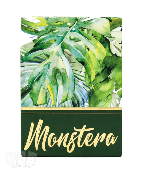 monstera play Monstera (Green) Playing Cards