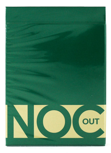 Noc Out Green and Gold - BAM Playing Cards (6531560898709)