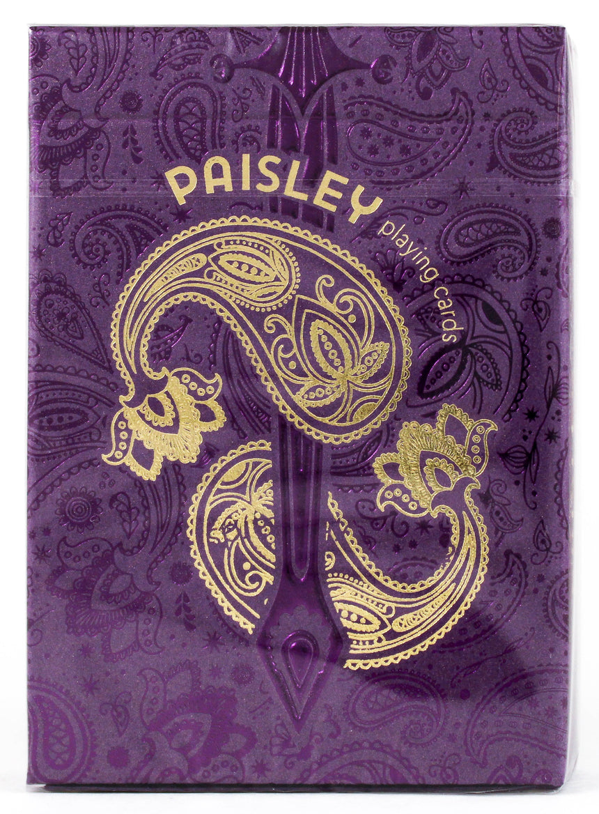 Paisley Royals Purple - BAM Playing Cards (6248903442581)