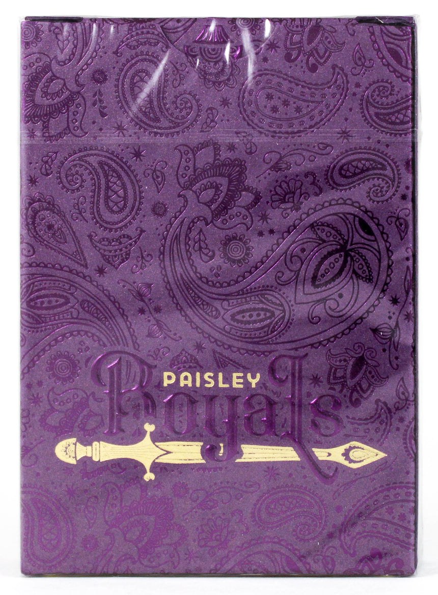 Paisley Royals Purple - BAM Playing Cards (6248903442581)