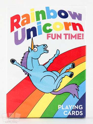 Rainbow Unicorn Fun Time! Playing Cards (6750778818709)