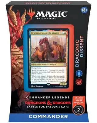 Precon - Draconic Dissent - Magic the Gathering CCG: Commander Legends - Battle for Baldur`s Gate