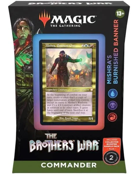 Magic the Gathering CCG - Precon - The Brothers War - Mishra's Burnish BAM Cards Magic the Gathering CCG - Precon - The Brothers War - Mishra's Burnish BAM Cards