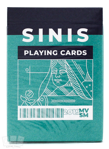 Sinis (Turquoise) Playing Cards (6634899931285)