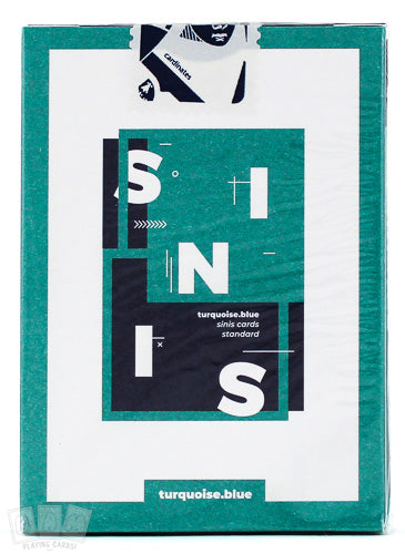 Sinis (Turquoise) Playing Cards (6634899931285)