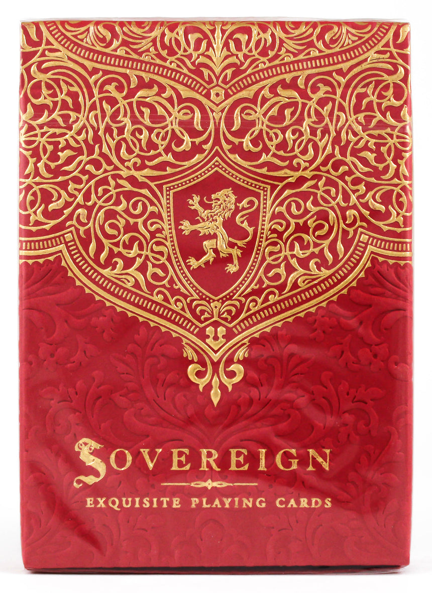 Sovereign STD Red  - BAM Playing Cards (6306572238997)