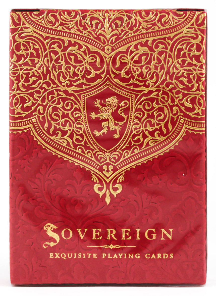 Sovereign STD Red  - BAM Playing Cards (6306572238997)